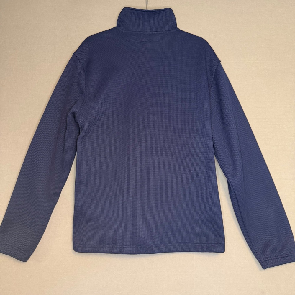 NFL Seattle Seahawks Mens Navy Blue Full Zip Waffle Knit Fleece Jacket Large - Picture 7 of 7